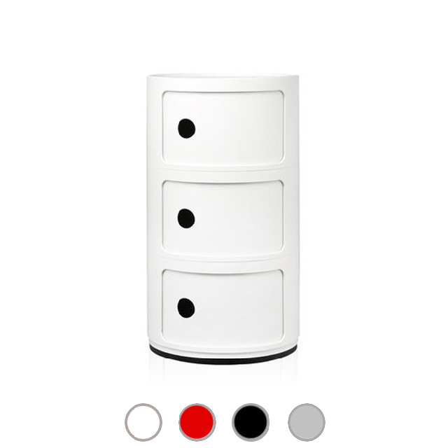 Kartell Componibili Classic by Anna Castelli Ferrieri Mobile Contenitore in ABS H 58,5 cm