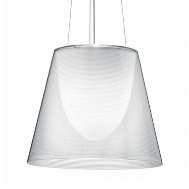 Flos Sospensione KTribe S2 1 Luce E27 Ø 39,5 cm Trasparente