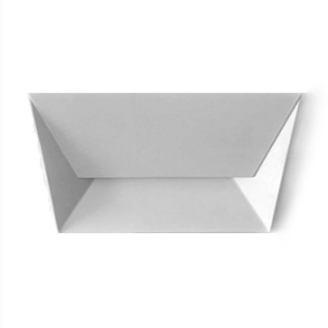 Lumen Center Applique Mail 1 luce R7s L 34 cm Bianco opaco
