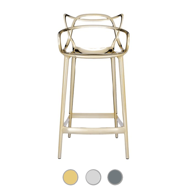 Kartell Sgabello Masters Stool H 99 cm, anche per giardino