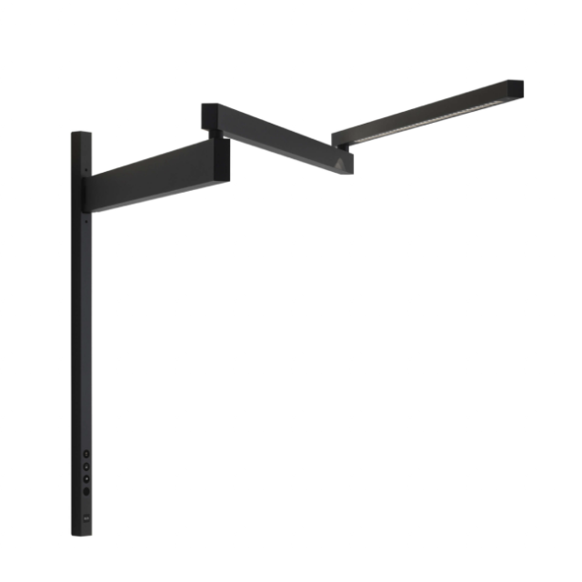 Flos Black Flag Pro Lampada da parete estensibile in policarbonato LED 82W L 120 cm