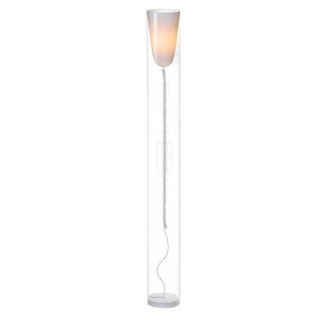Kartell Toobe Piantana 1 luce 25 W Ø20 cm IP20 Cristallo