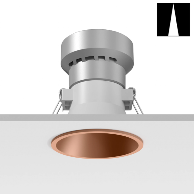 Flos Easy Kap Fixed Optic Medium Lampada da incasso LED 7,3W  Ø 5 cm