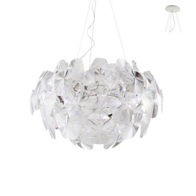 Luceplan Hope D66/42 by Francisco Gomez Paz e Paolo Rizzatto Lampada a Sospensione in Metacrilato 3xE27 Ø 110 cm