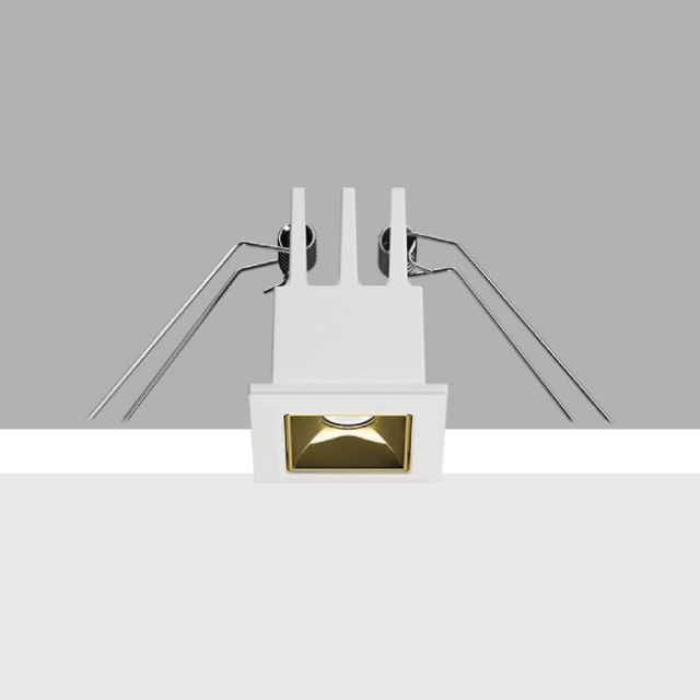 iGuzzini Laser Blade XS High Contrast Lampada da Incasso Frame 1 cella LED 2W CRI 90 beam 42° L 2,8 cm