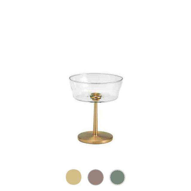 Ai Lati Light Lampada da tavolo mini ricaricabile + bowl Sister Light 3W H 15.5 cm Dimmer Per uso interno ed esterno