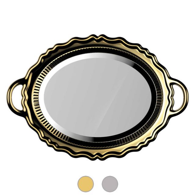 Qeeboo Specchio Miroir Metal Finish L 110 cm