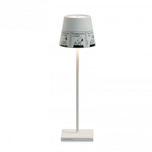 Zafferano Poldina x Peanuts Pro - Strip Lampada da Tavolo Ricaricabile LED 2,2W H 38 cm