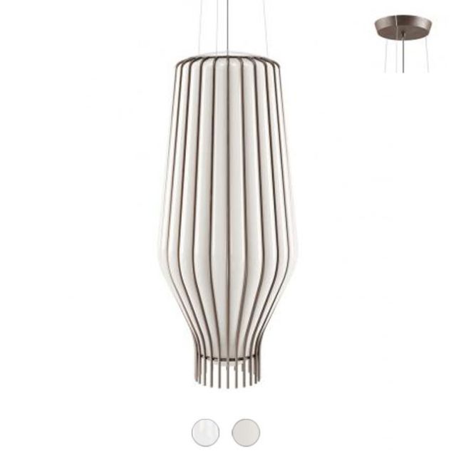 Fabbian Lampada a sospensione Saya E27 Ø 31 cm - Struttura Brunita