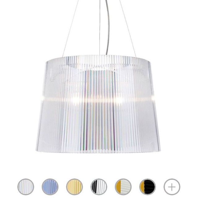 Kartell Sospensione Gè 1 Luce E27 Ø 37 cm