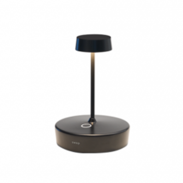 Zafferano Swap Mini Lampada da Tavolo Ricaricabile LED 2W H 14,8 cm