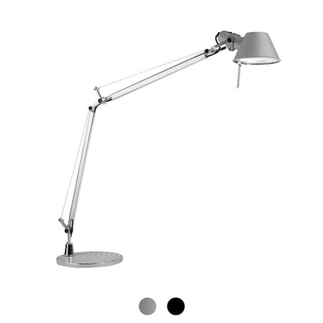 Artemide Tolomeo Mini by Michele De Lucchi e Giancarlo Fassina Lampada da Tavolo in Alluminio 1xE27 H max 108 cm