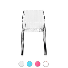 Kartell Sedia Frilly L 47 cm, Impilabile, anche per esterno
