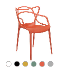 Kartell Poltroncina Masters L 57 cm, Impilabile, anche per giardino