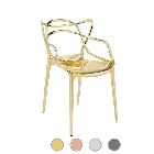 Kartell Poltroncina Masters L 57 cm, Impilabile, anche per giardino