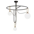 Artemide Sospensione Nh S4 CIRCULAIRE 1 Luce E27 + 2 Luci E14 L 86.7 cm Dimmerabile