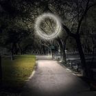 Artemide O Sospensione LED 30W IP65 Ø 60,9 cm Dimmerabile Outdoor per Esterno e Giardino