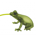 Qeeboo Hungry Frog Lampada da tavolo/parete in PMMA LED H 10 cm