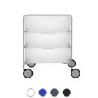 Kartell Mobil by Antonio Citterio e Oliver Löw Cassettiera con ruote in Pmma H 63 cm 