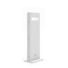 Artemide Outdoor Nuda 50 Piantana LED 7W H 50cm IP65 Bilaterale Grigio-Bianco per Esterno e Giardino